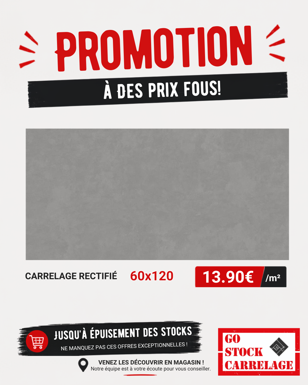 Carrelages pas cher 60X120 rectifié