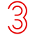 pictogramme 3 go stock